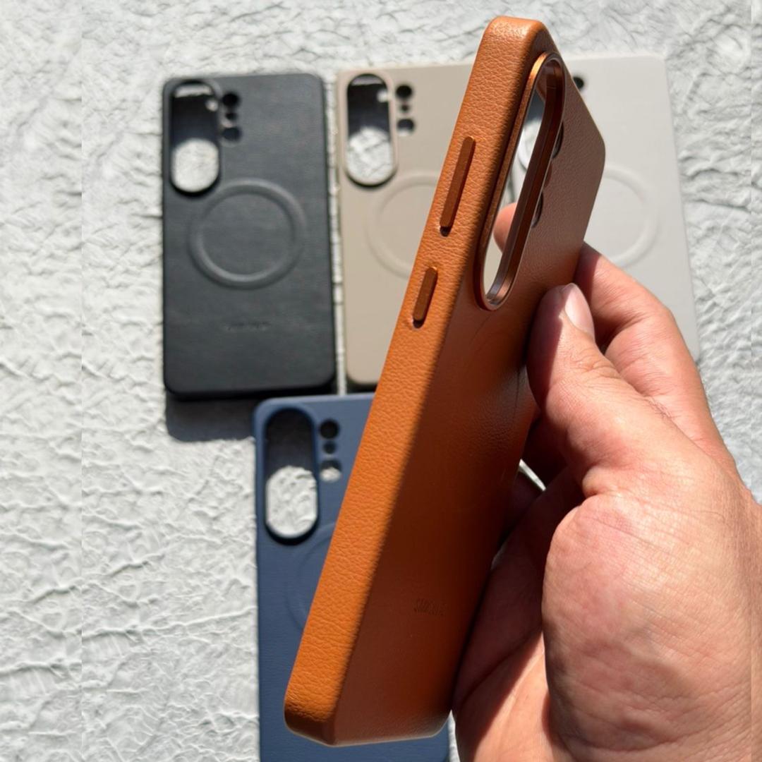 قاب چرمی اورجینال سامسونگ با مگ سیف Leather Case Magsafe Samsung